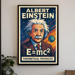 Albert Einstein Theoretical Physicist Poster