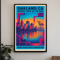 Oakland Bright Side Of The Bay Poster