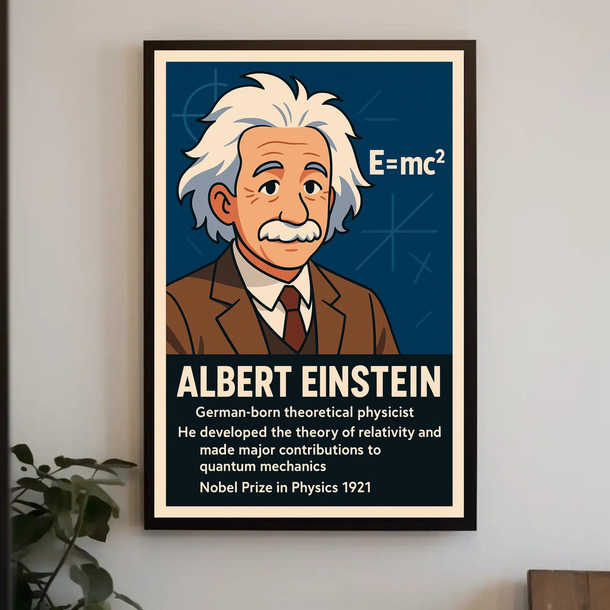 Albert Einstein Theoretical Physicist Poster