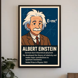 Albert Einstein Theoretical Physicist Poster