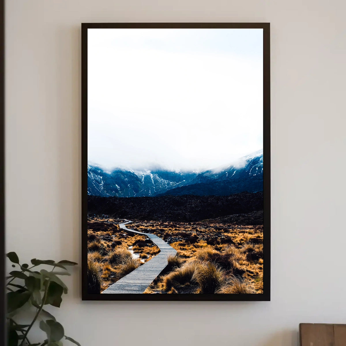 Pathway Through The Mountains Poster