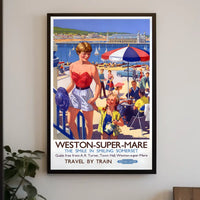 Weston-Super-Mare The Smile In Poster