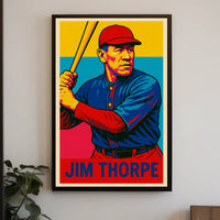 Jim Thorpe Legendary Athlete Poster