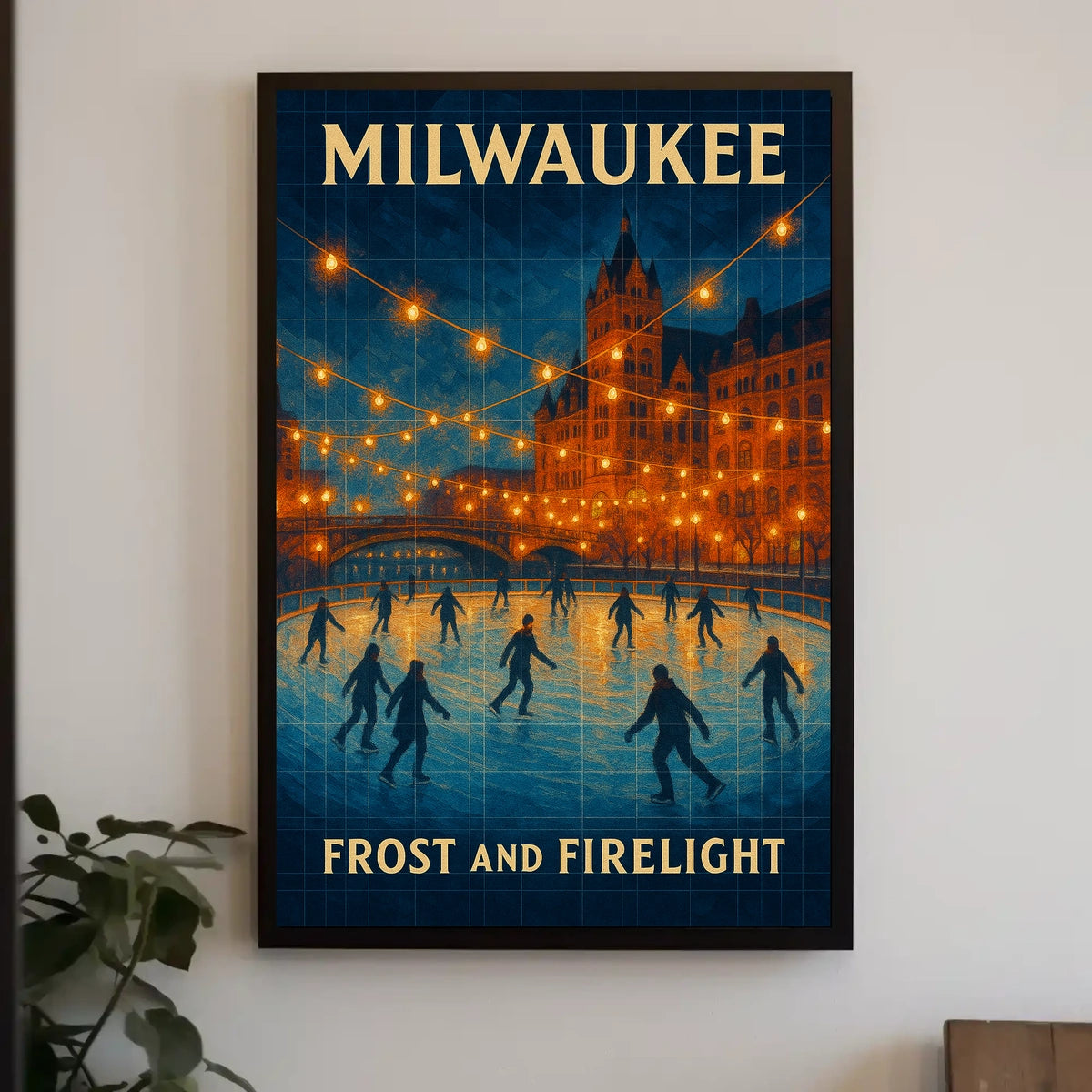 Milwaukee Frost And Firelight Poster
