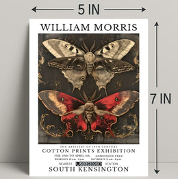 William Morris Exhibition: Detailed Artistic Poster