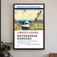 Katsushika Hokusai 36 Views of Mount Fuji Poster