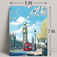 London In Springtime Poster