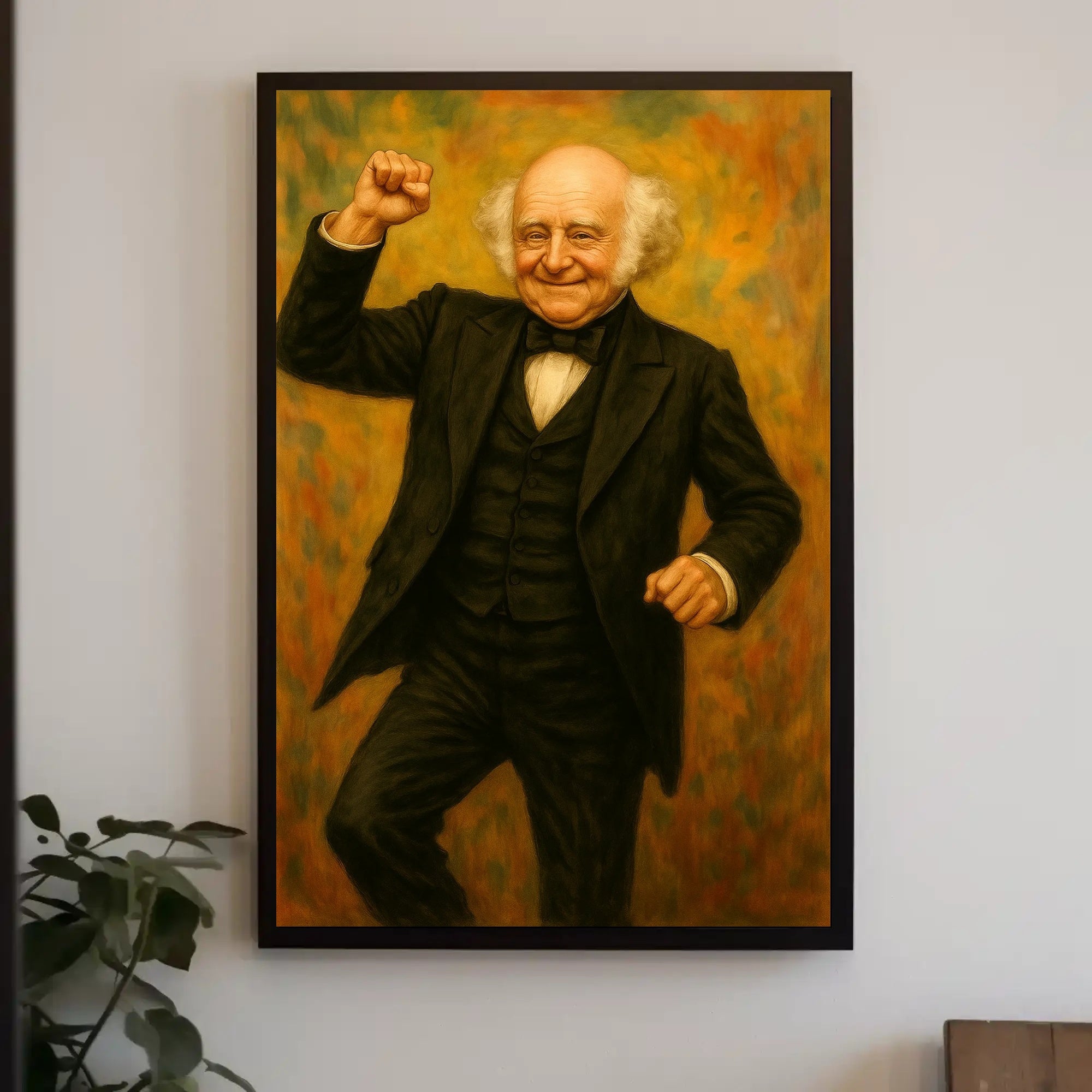 President Martin Van Buren Fist Pump Poster