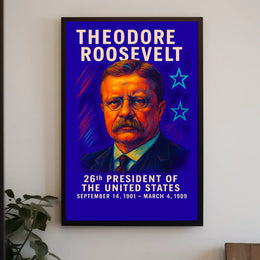 Theodore Roosevelt 26th President Poster