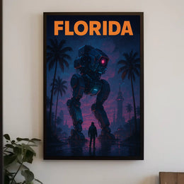 Florida Futurism Poster