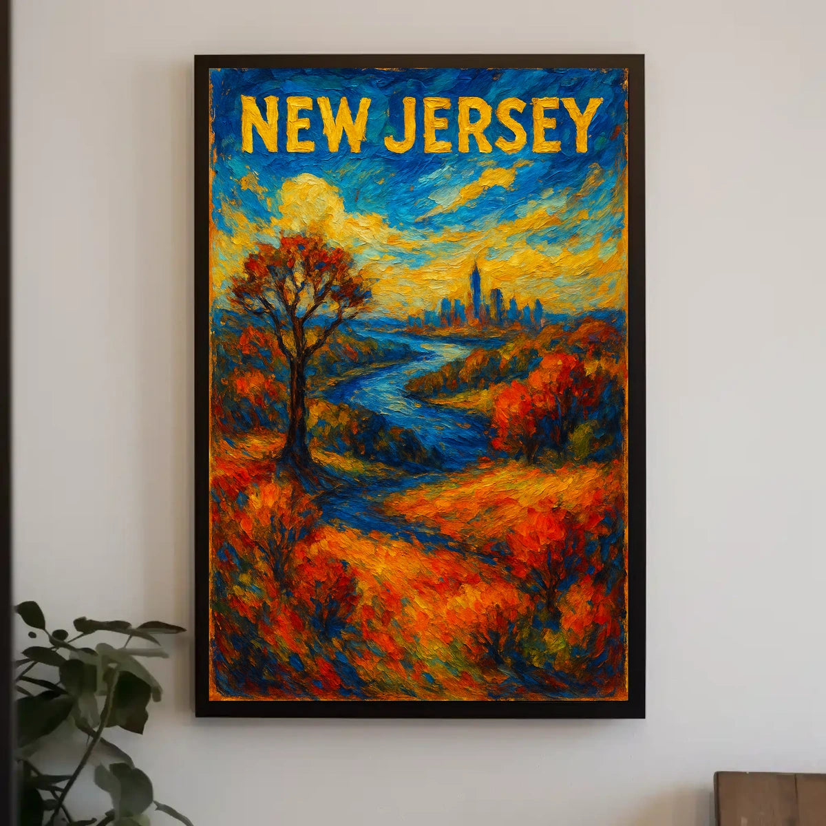New Jersey Autumn Landscape Poster