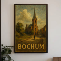 Bochum Church Scene Poster