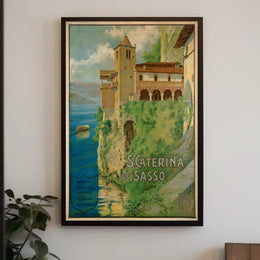 S. Caterina Del Sasso Scenic Italian Poster