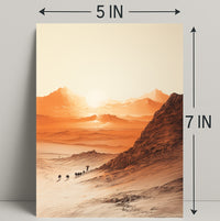 Journey Through The Desert Poster