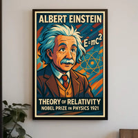 Albert Einstein Theory Of Relativity Poster