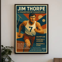Jim Thorpe Legendary Champion Poster