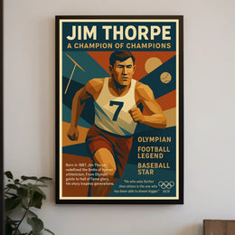 Jim Thorpe Legendary Champion Poster