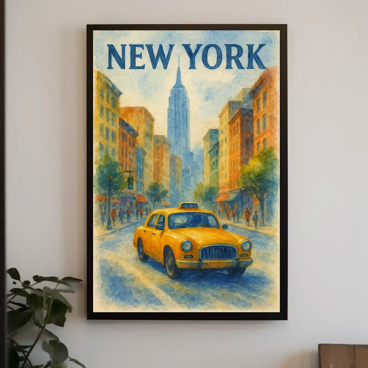 New York Cityscape Poster