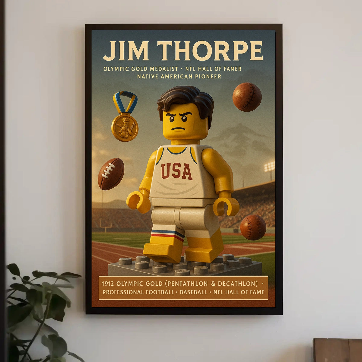 Celebrating Jim Thorpe A Legendary Pioneer Jim Thorpe Poster
