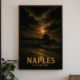 Naples, Florida Sunset Serenity Poster