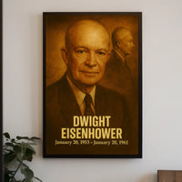 Dwight Eisenhower Presidential Tenure Poster