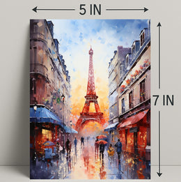 Parisian Street Scene Poster