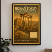The Roman Forum Heart of Ancient Rome Poster