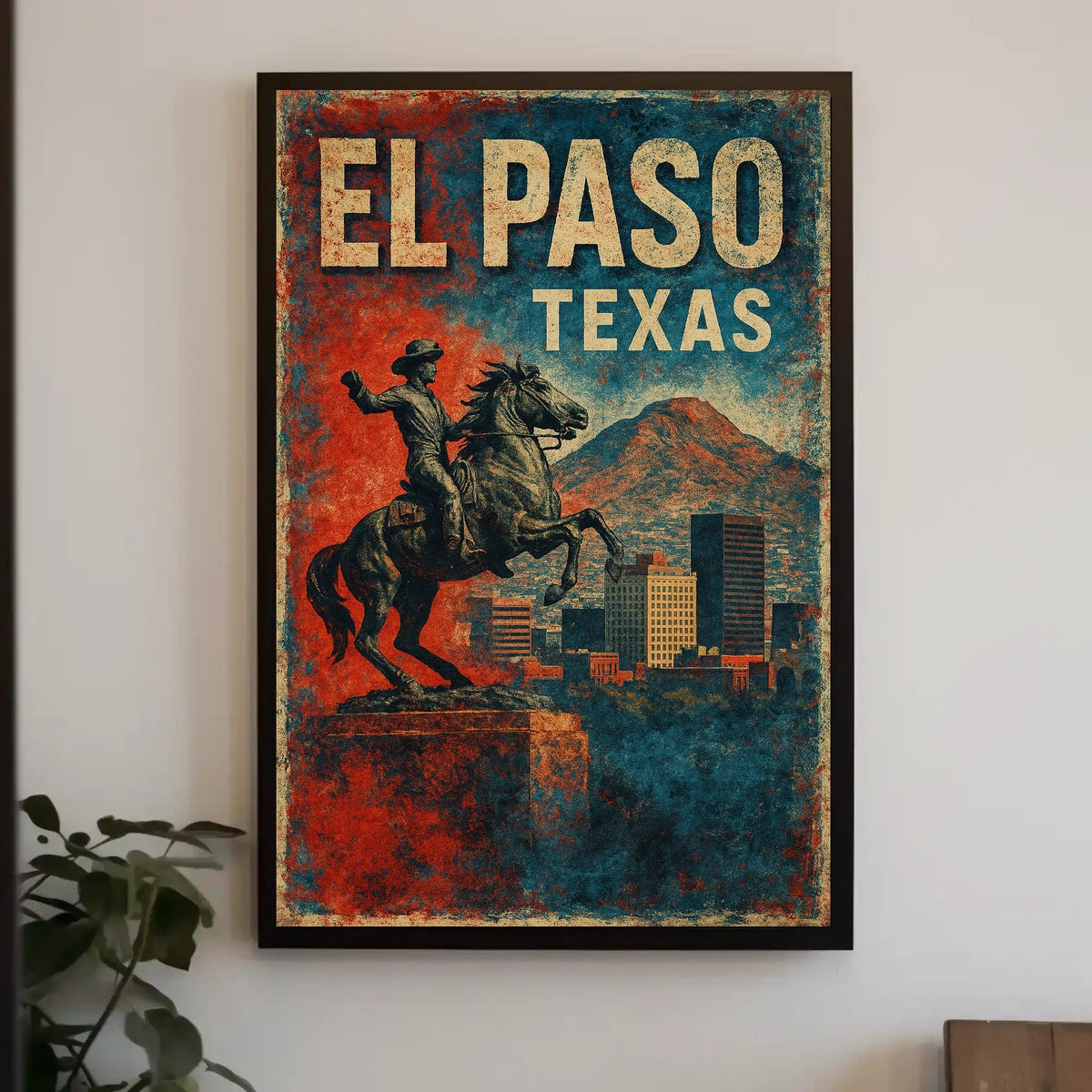 El Paso, Texas Western Heritage Poster