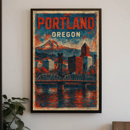 Portland, Oregon Poster