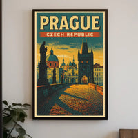 Prague A Timeless Cityscape Poster