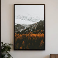 Serene Mountainous Landscape with Autumn Colors - National Park Poster