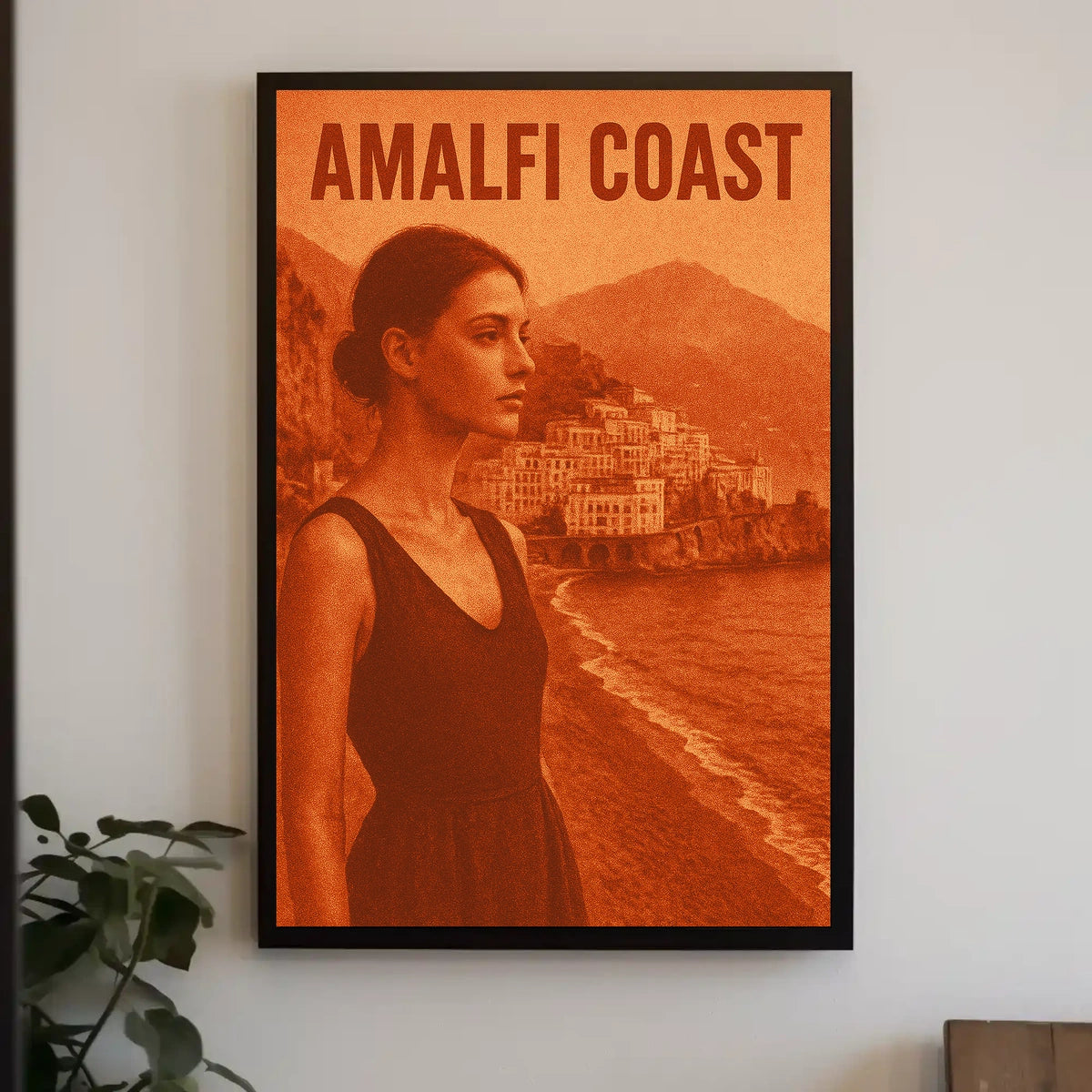 Amalfi Coast Serenity Poster Wall Art Print for Decor