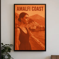 Amalfi Coast Serenity Poster Wall Art Print for Decor