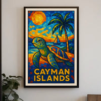 Cayman Islands Mosaic Poster