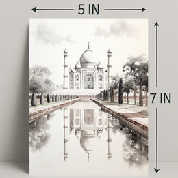 Timeless Beauty Of The Taj Mahal Poster