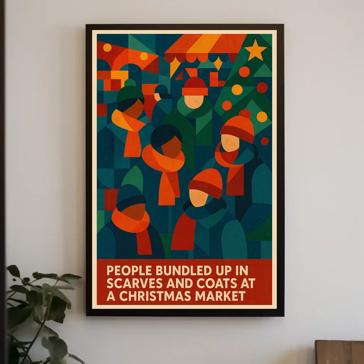 Christmas Market Warmth Poster