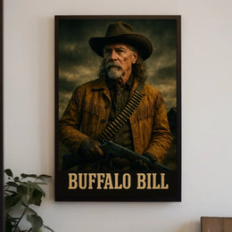 Buffalo Bill Classic Wild West Cultural Heritage Poster