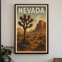 Nevada Desert Landscape Poster