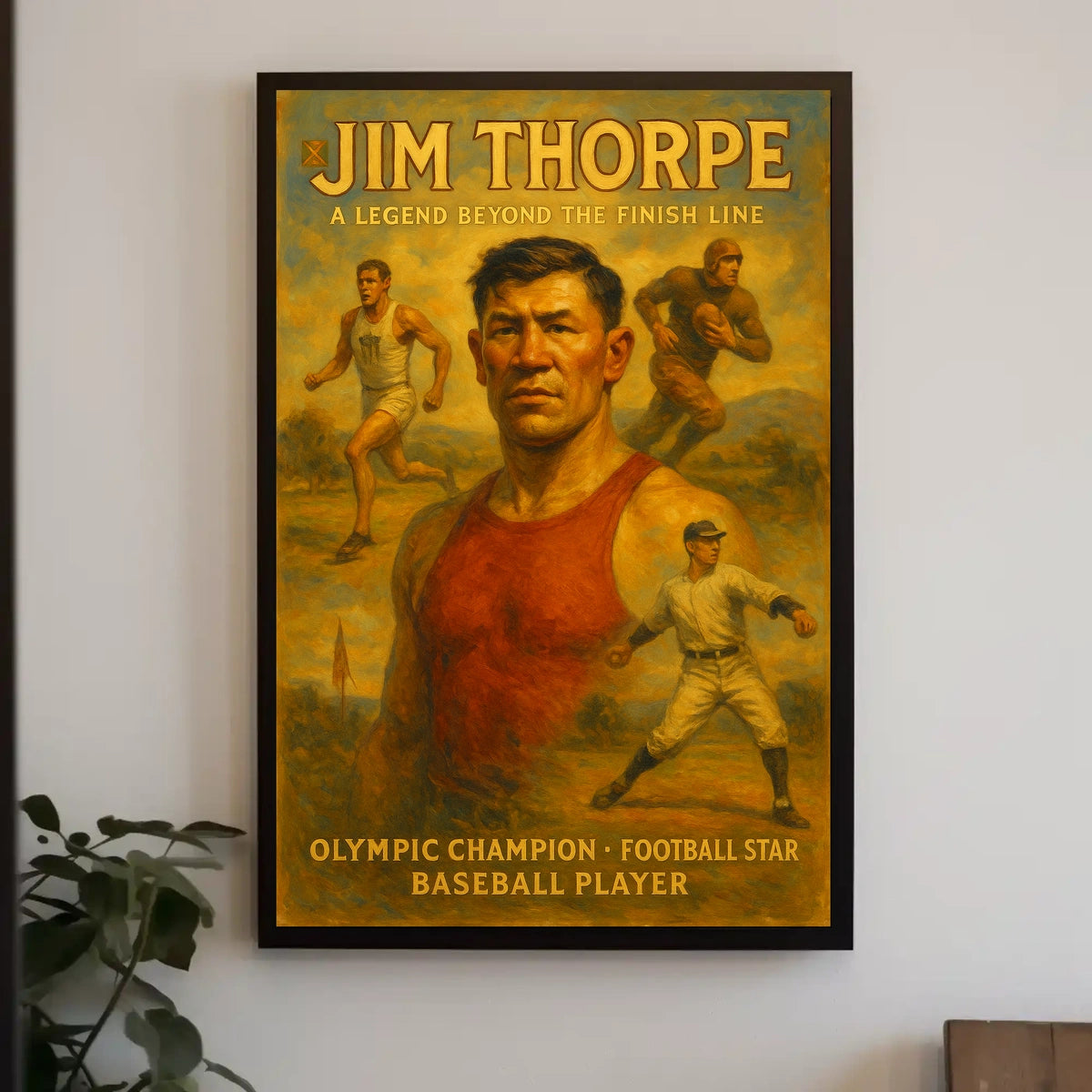 Jim Thorpe A Legend Beyond the Finish Line Jim Thorpe Poster