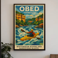 Obed, Tennessee Whitewater Adventure Poster