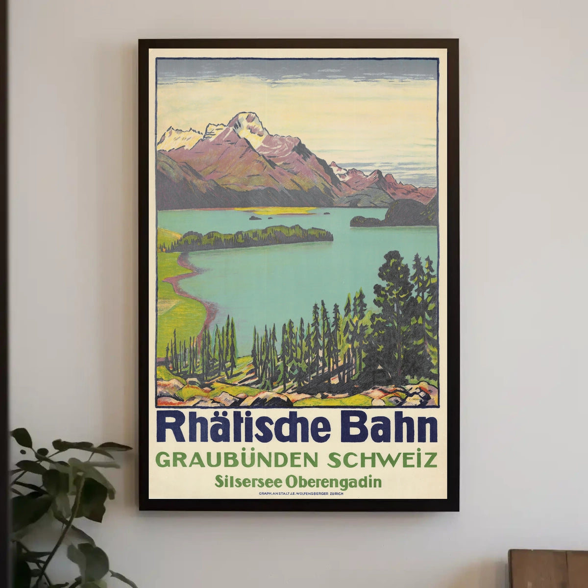 Rhätische Bahn Graubünden, Switzerland Poster