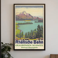 Rhätische Bahn Graubünden, Switzerland Poster