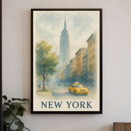 New York Cityscape Poster