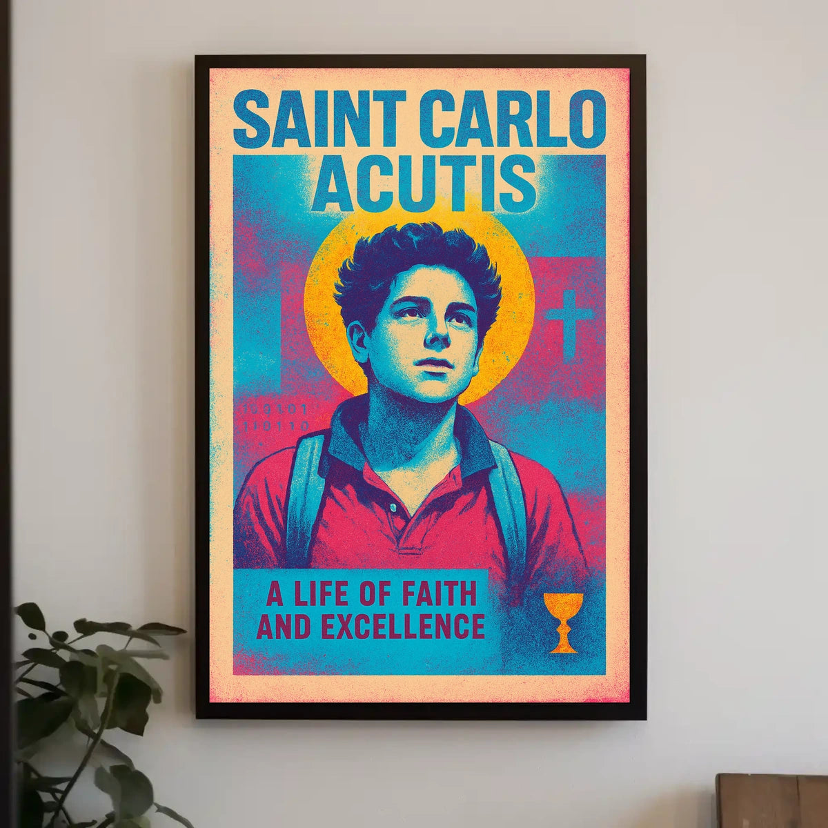 Saint Carlo Acutis A Life Of Faith And Poster