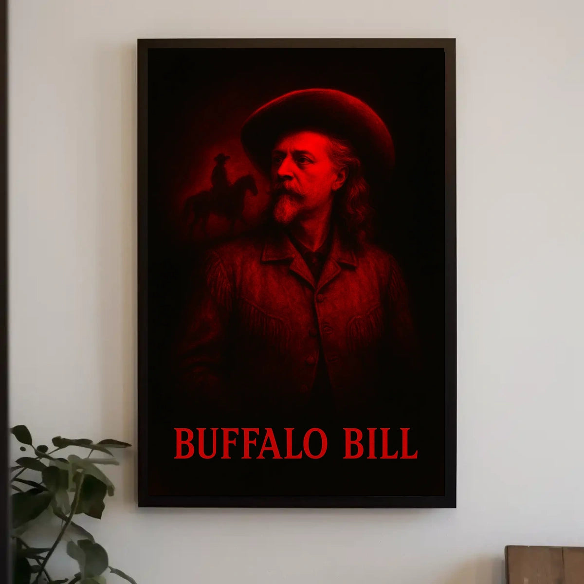 Buffalo Bill Stylized Wild West Historical or Presidential Poster