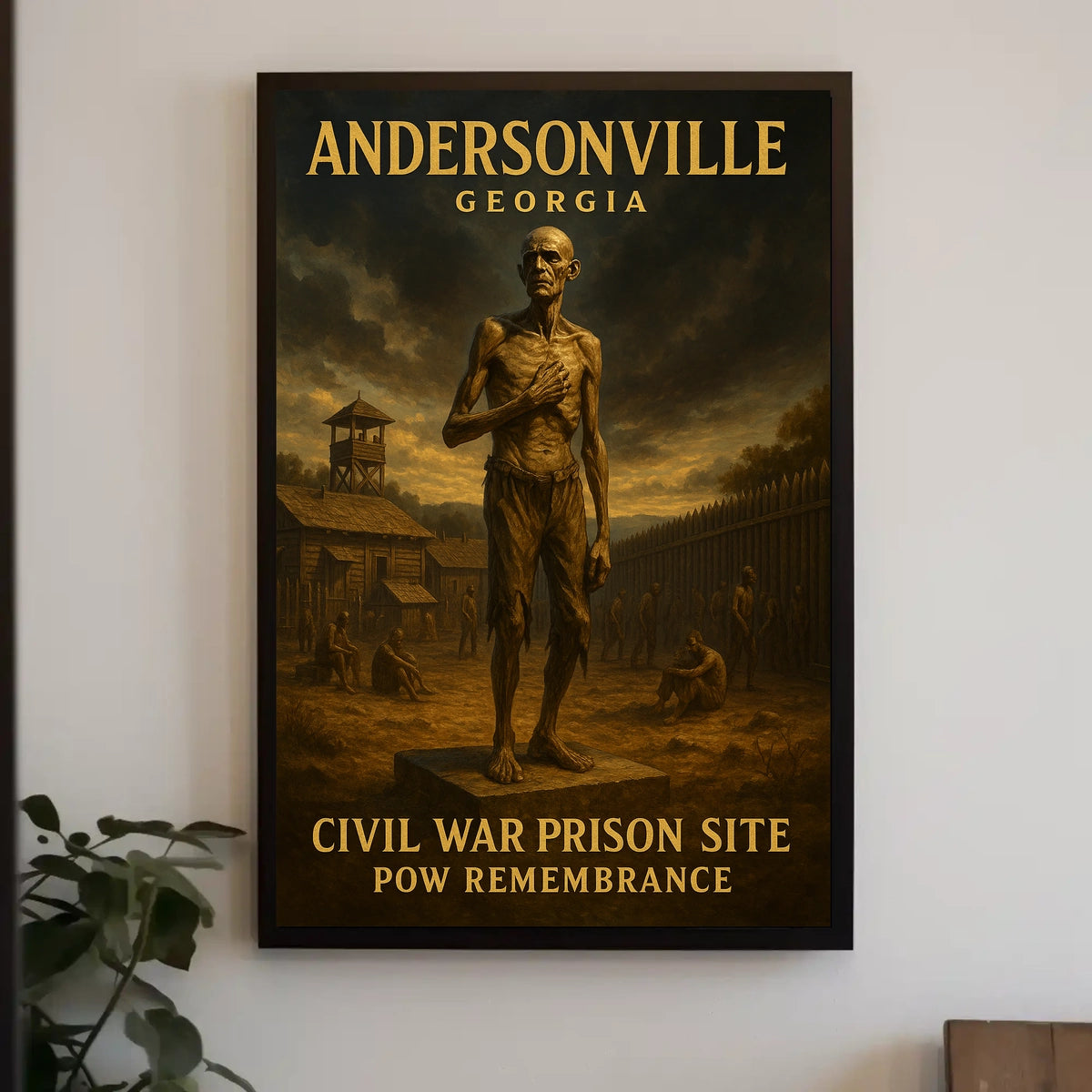 Andersonville Civil War Prison Site Poster