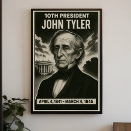 John Tyler 10Th President Poster