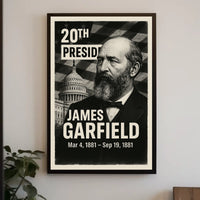 James Garfield 20th President Poster