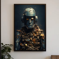 The Mechanical Sentinel Poster PosterGoat
