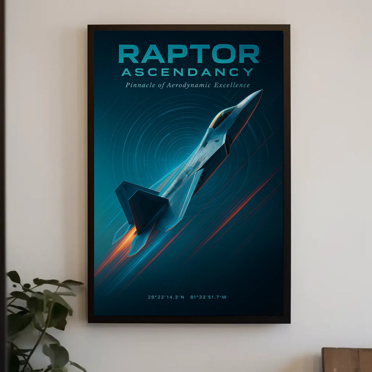 Raptor Ascendancy Poster Elevates Aviation Enthusiasts